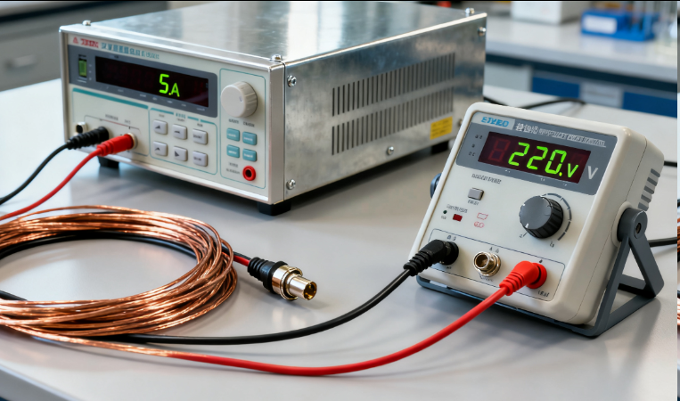 双向直流电源的接地保护测试