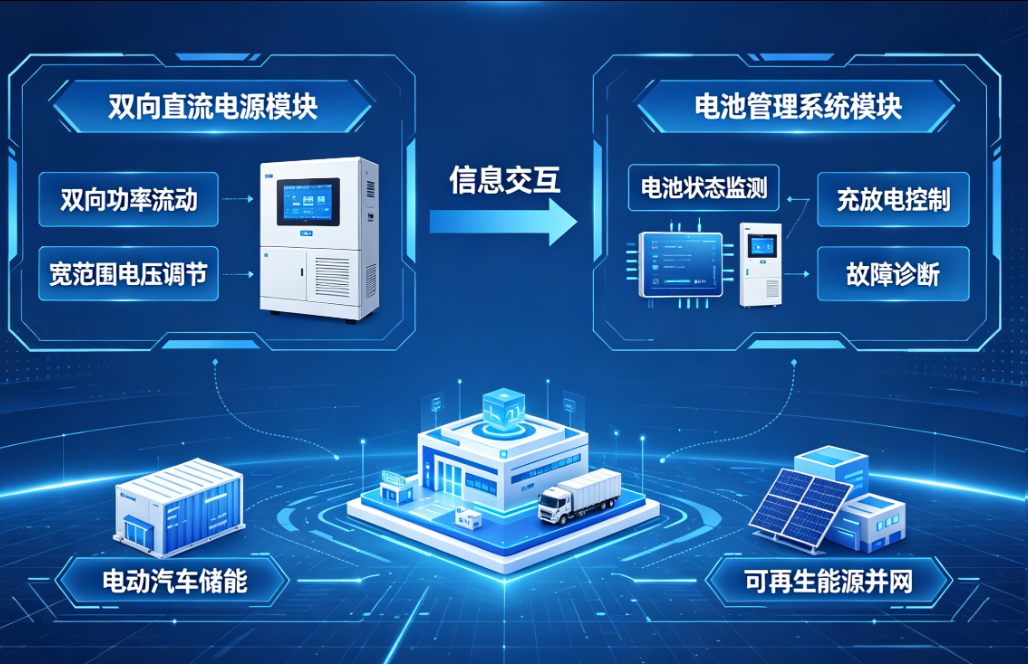 研究双向直流电源与电池管理系统