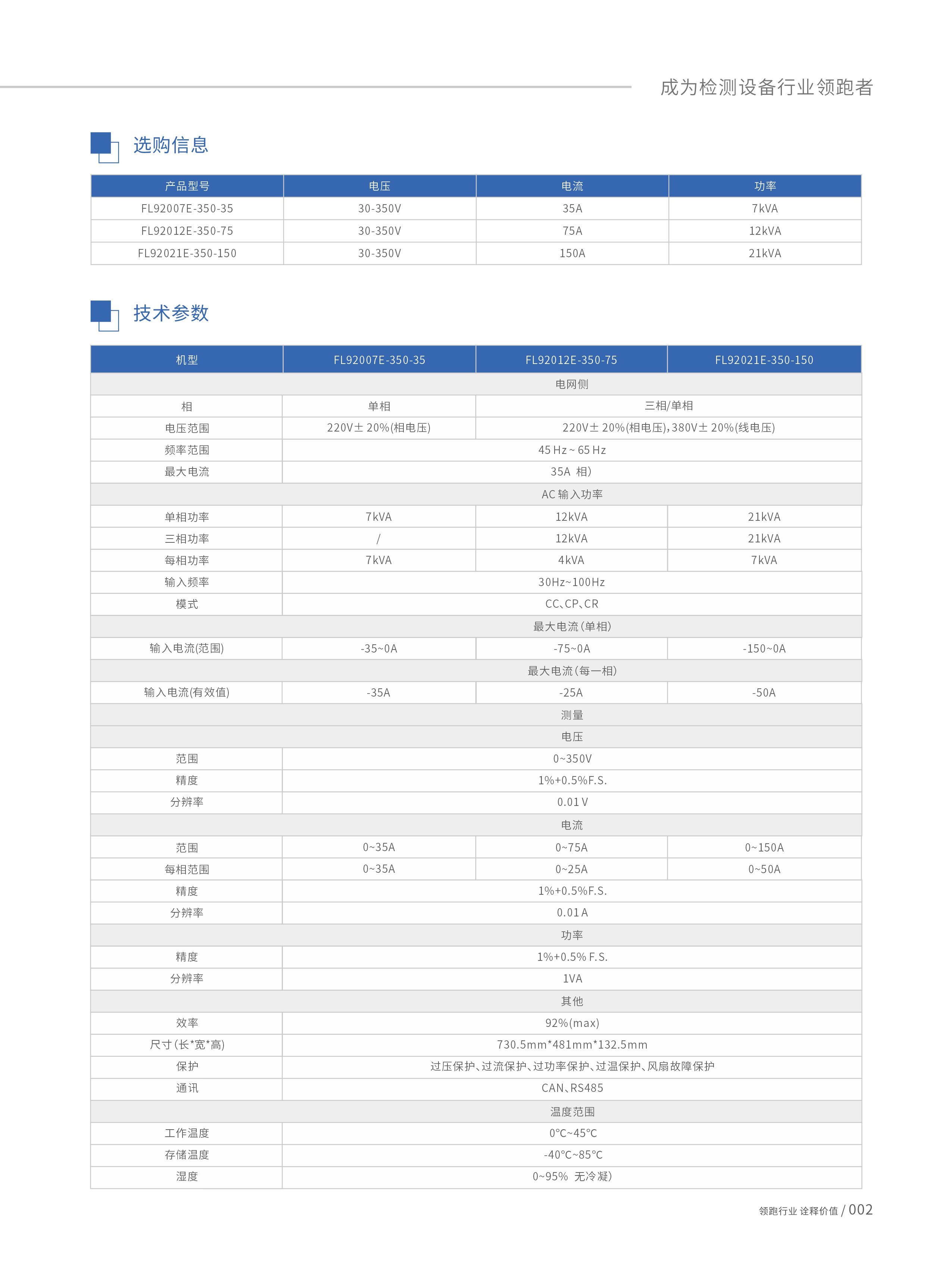 回馈式交流电子负载-FL92000E系列-2