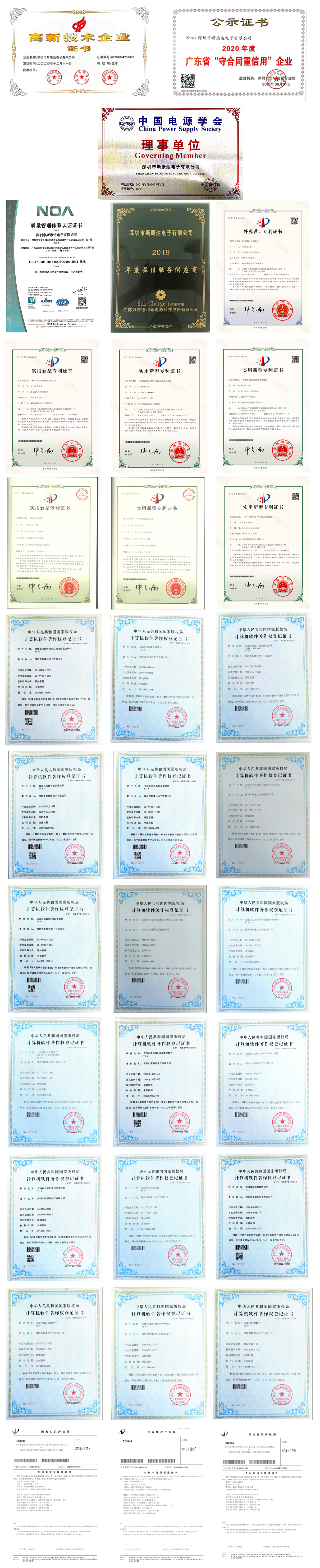 斯康达荣誉和专利软著集锦(图1)
